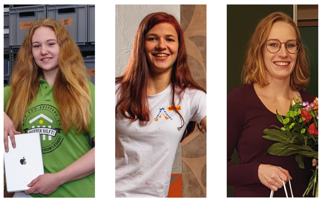 Drei Frauen an der Spitze der Gesellen