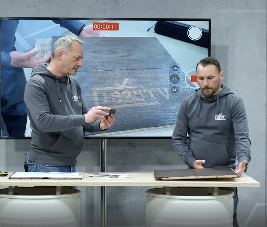 Wässern beeinflusst die Farbintensität 