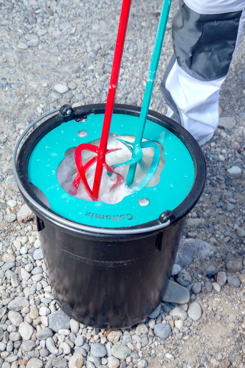 Staubfrei arbeiten und mischen 