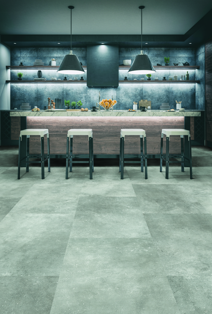 Kunststofffreier Designbelag im XXL-Format