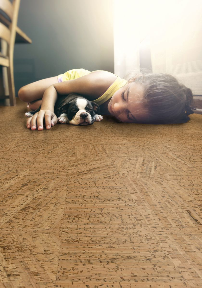 Weniger heizen mit Korkböden 