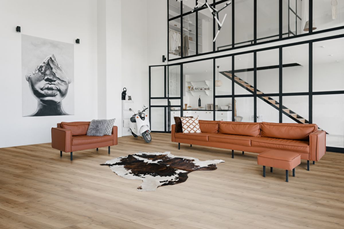 Rigid-Belag mit Korkdämmschicht, auch extra fußwarm