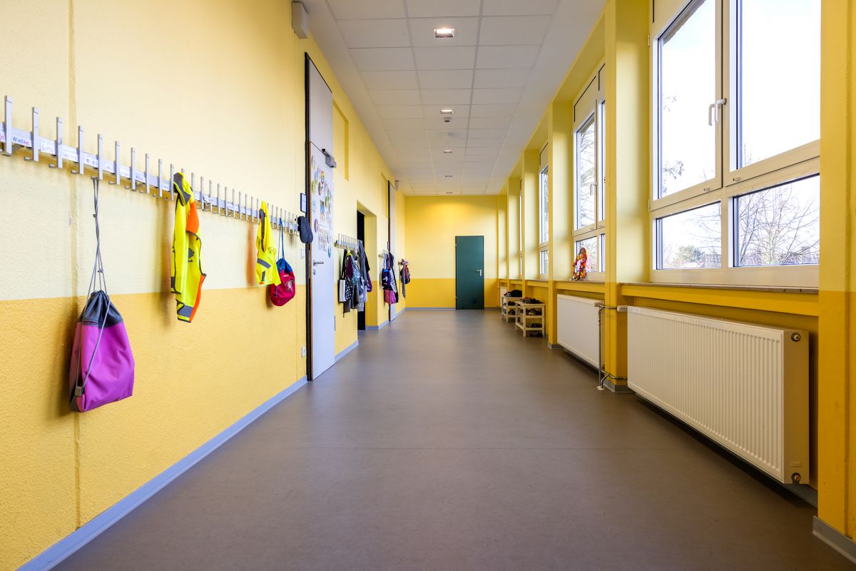 Pflegeleichter "Bioboden" für die Schulmensa