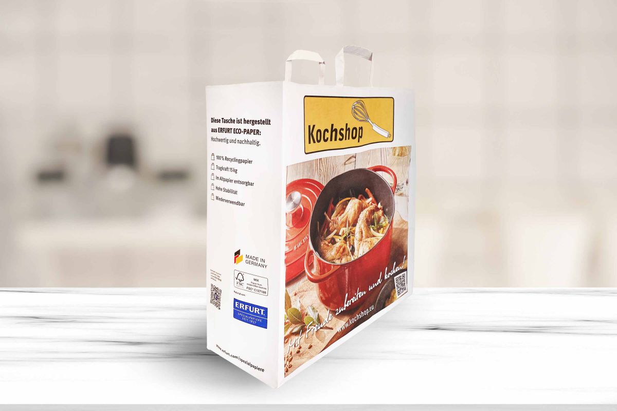 Spezialpapier für die Kochshop-Tasche 
