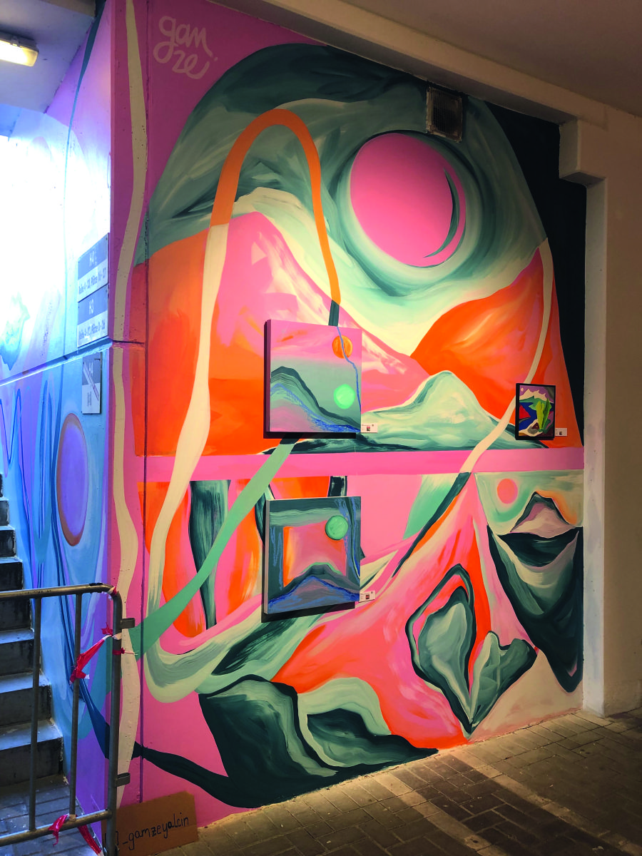 Perfekte Oberfläche für kunstvolle Graffiti 