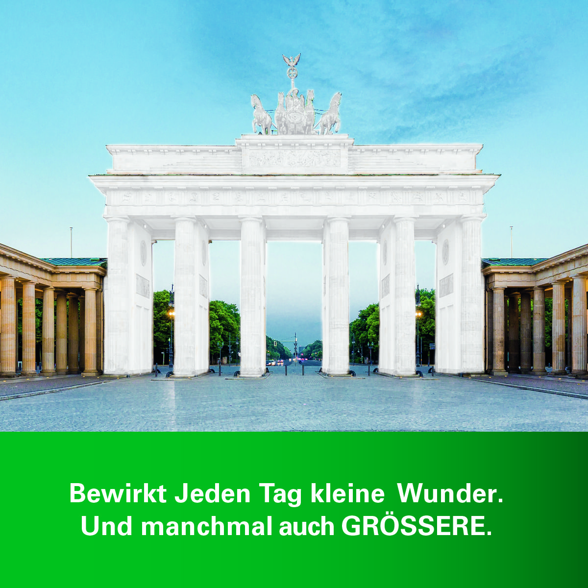 Isolierweiss-Kampagne mit Augenzwinkern