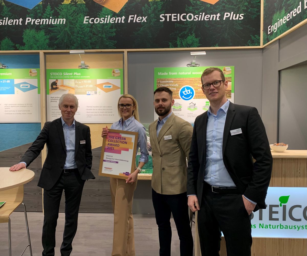 Prämierte Holzfaser-Trittschalldämmungen in drei Ausführungen