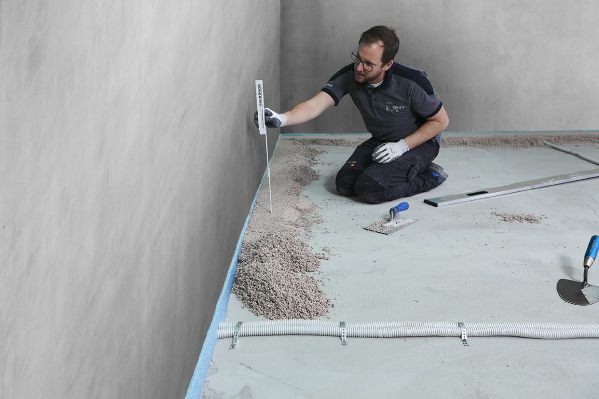 Schönox Leichtestrich System bringt Zeitvorteile