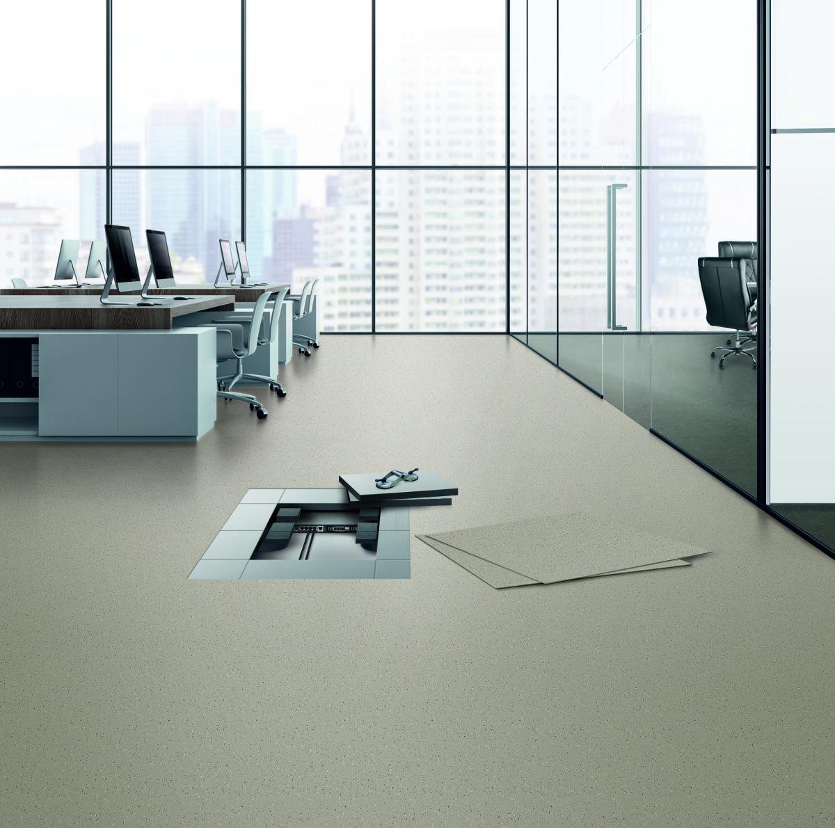 Flexibler Looselay-Kautschukbelag in neuen Designs 