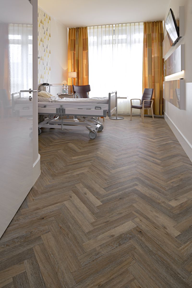 Türöffner für Designbeläge im Gesundheitswesen 