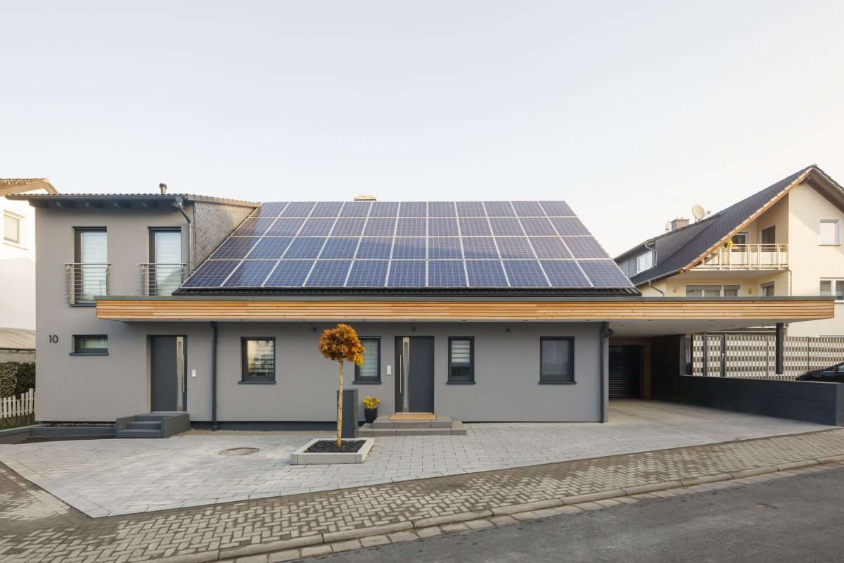 Stilvoller Look in Matt für die Fassade 