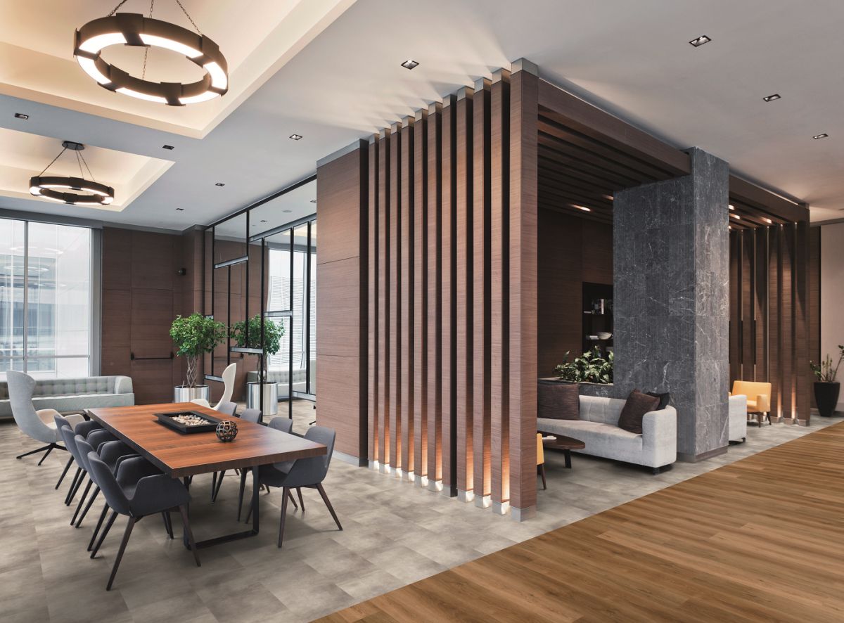 Strapazierfähiger, PVC-freier Designboden 