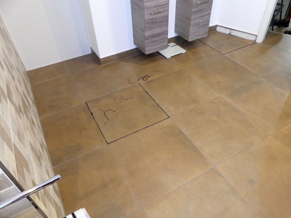 Schichten des Bodenaufbaus quasi verbrannt