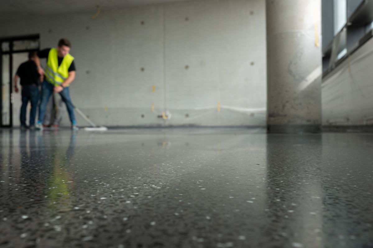 Designboden in Terrazzo-Optik überzeugt Bauherrn 