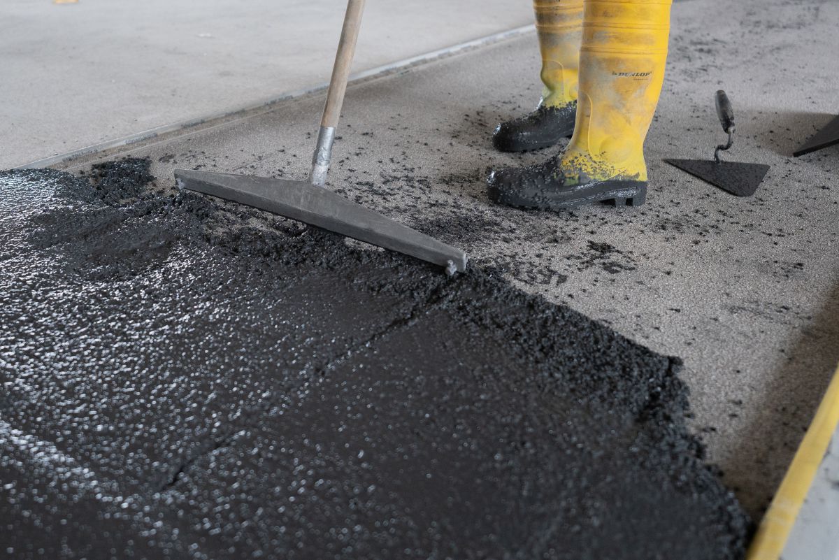 Designboden in Terrazzo-Optik überzeugt Bauherrn 