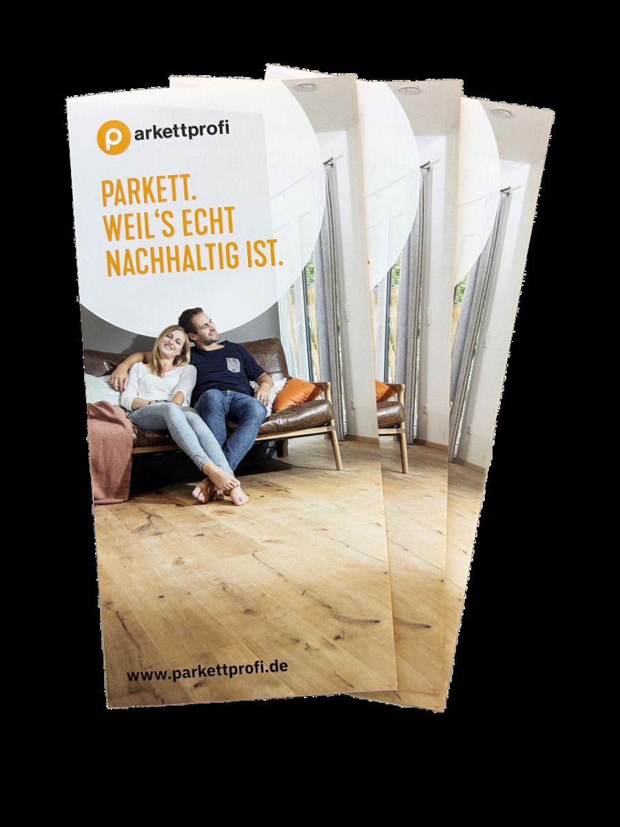 Kampagne "Parkett. Weil’s echt nachhaltig ist." 