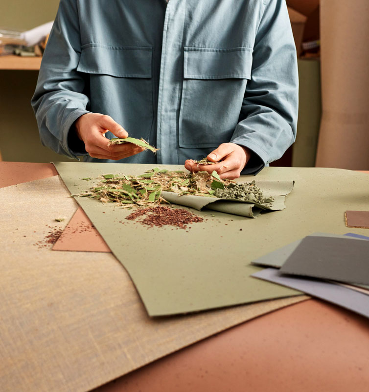 "Step into Modern Nature": Uni-Linoleum viermal anders