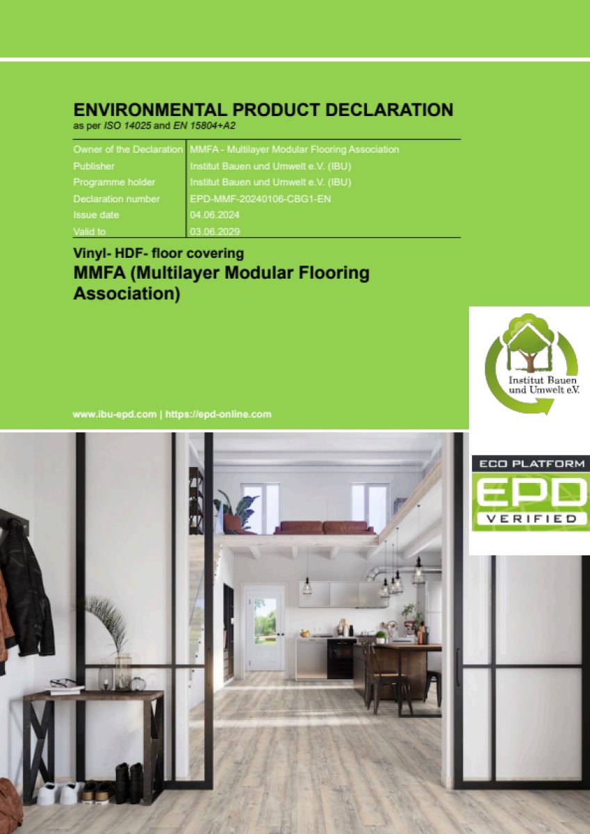 Erste EPD für HDF-Vinyl-Beläge