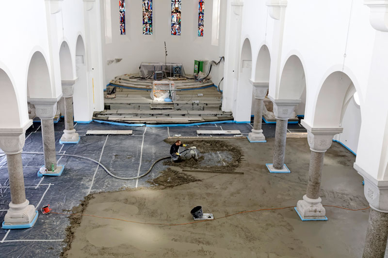 Systemlösung für schnelle Sanierung von Estrichböden