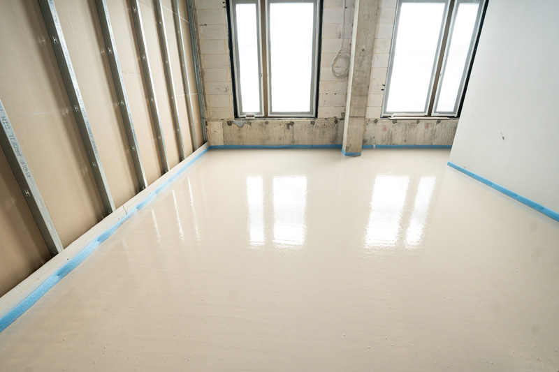 Kernsanierung mit Spezialestrich Anhyment Slim