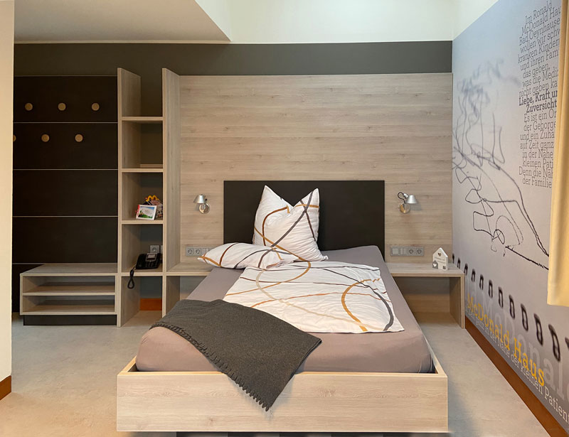 Positive Raumgestaltung für schwerkranke Kinder