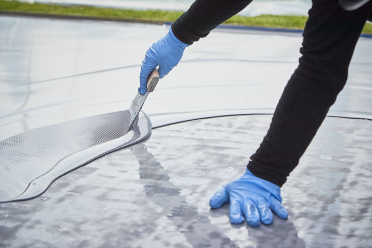 Dekorative Balkonbeschichtung 