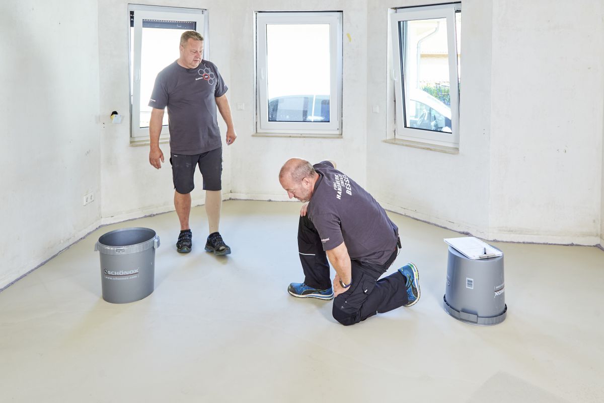 Spachtelmasse für schnelle Trocknung und Belegreife