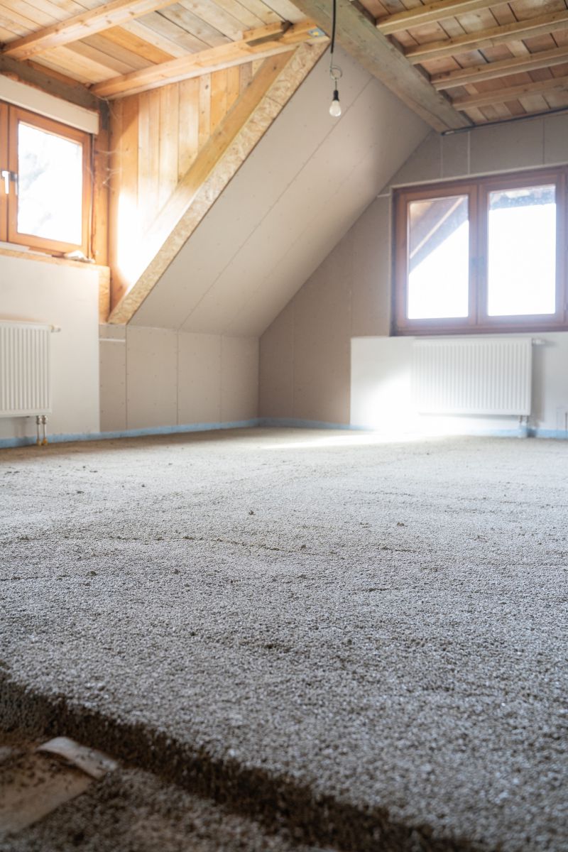 Leichtes Bodensystem auf Holzbalkendecke