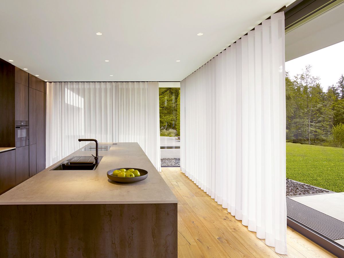 Gardinen unsichtbar geführt 