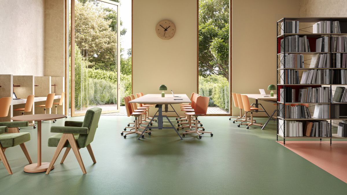 Linoleum mit spezieller Haptik und Optik