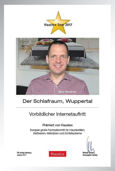 Der Schlafraum-Bettenfachhändler Urkunde Der Schlafraum