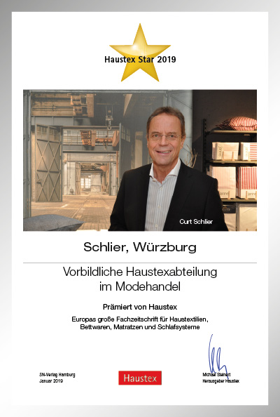 Schlier GmbH-Bettenfachhändler Urkunde Schlier GmbH