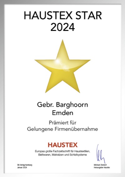 Gebr. Barghoorn - Urkunde Gebr. Barghoorn