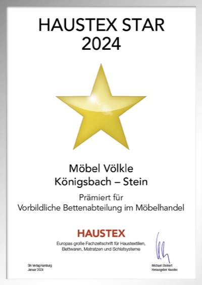 Möbel Völkle - Urkunde Möbel Völkle