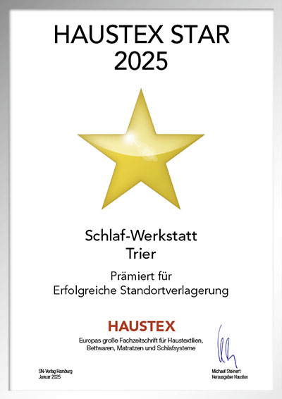 Schlaf Werkstatt in Kürze - Urkunde Schlaf Werkstatt in Kürze