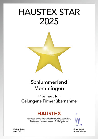 Schlummerland Martin Wartig e.K. - Urkunde Schlummerland Martin Wartig e.K.