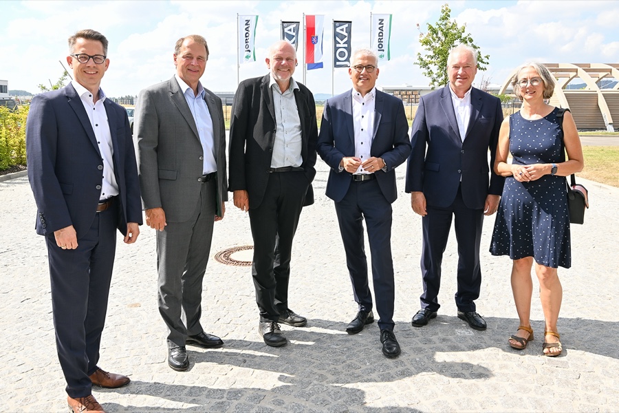 Hoher Besuch bei W. & L. Jordan in Kassel