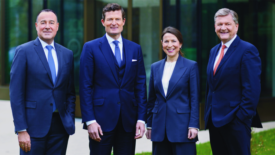 Der neue Baywa-Vorstand: Andreas Helber, Marcus Pöllinger, Dr. Marlen Wienert, Reinhard Wolf Baywa mit neu formiertem Vorstand