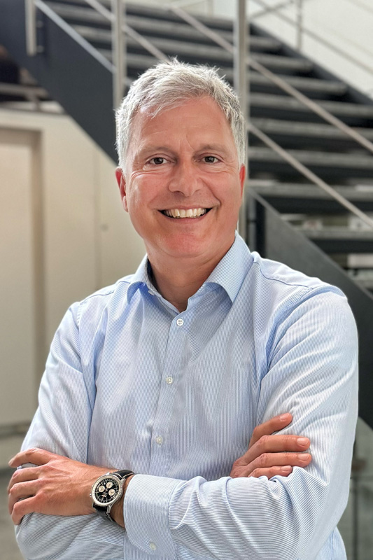 Gerhard Geiger mit Doppelspitze