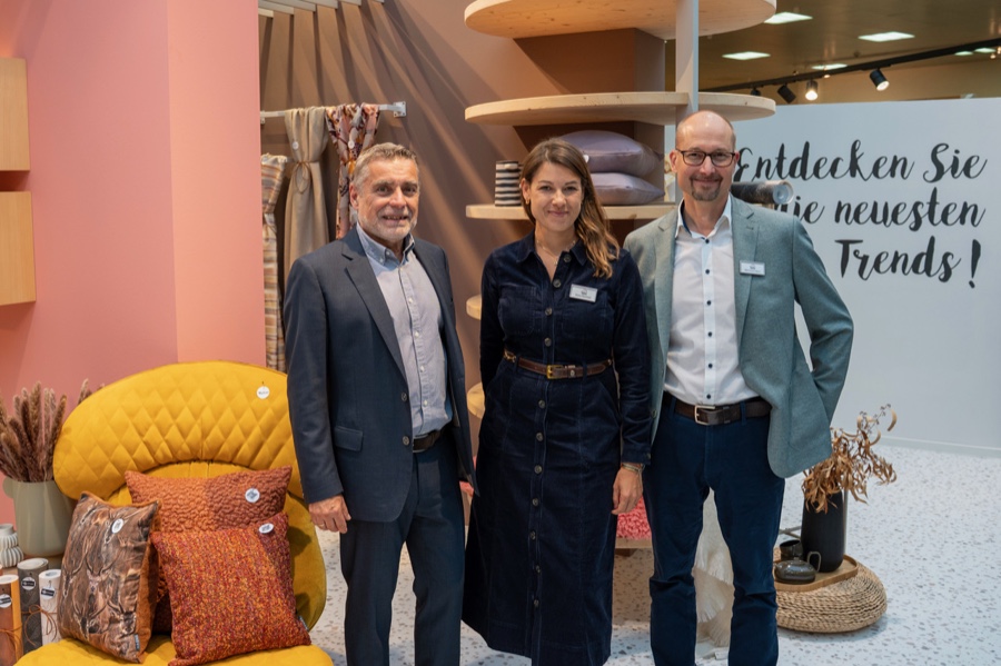 Vorstand Klaus Kurringer, Messeleiterin Anna Reinhart und Marketingleiter Bernhard Hehn Südbund Wohntage: Erfolgreiche Herbstmesse in Backnang