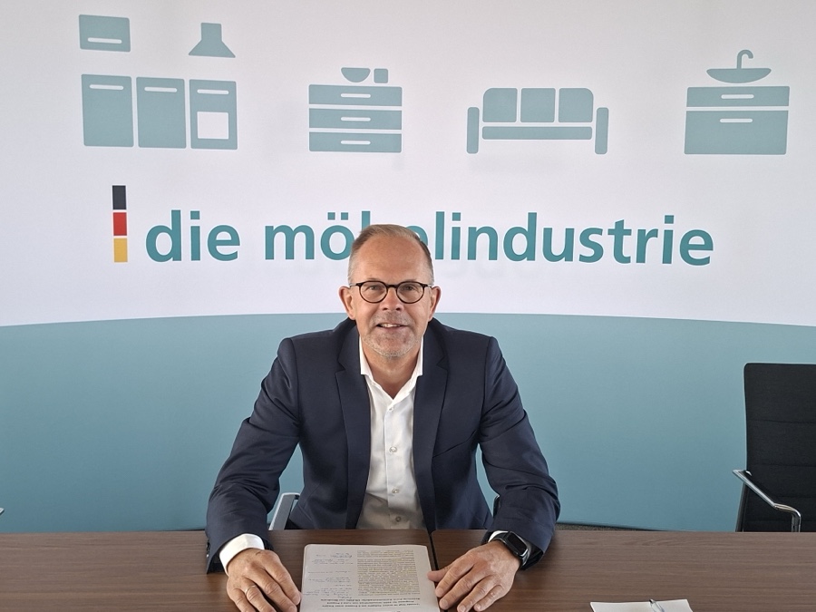 VDM-Geschäftsführer Jan Kurth: „Mit den entsprechenden Impulsen setzt unsere Branche auf eine bessere Nachfrageentwicklung ab dem zweiten Halbjahr.“ Schwacher Jahresauftakt für die deutsche Möbelindustrie