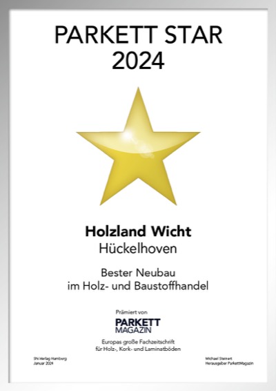 Wicht Holzhandlung GmbH & Co. KG - Urkunde Wicht Holzhandlung GmbH & Co. KG
